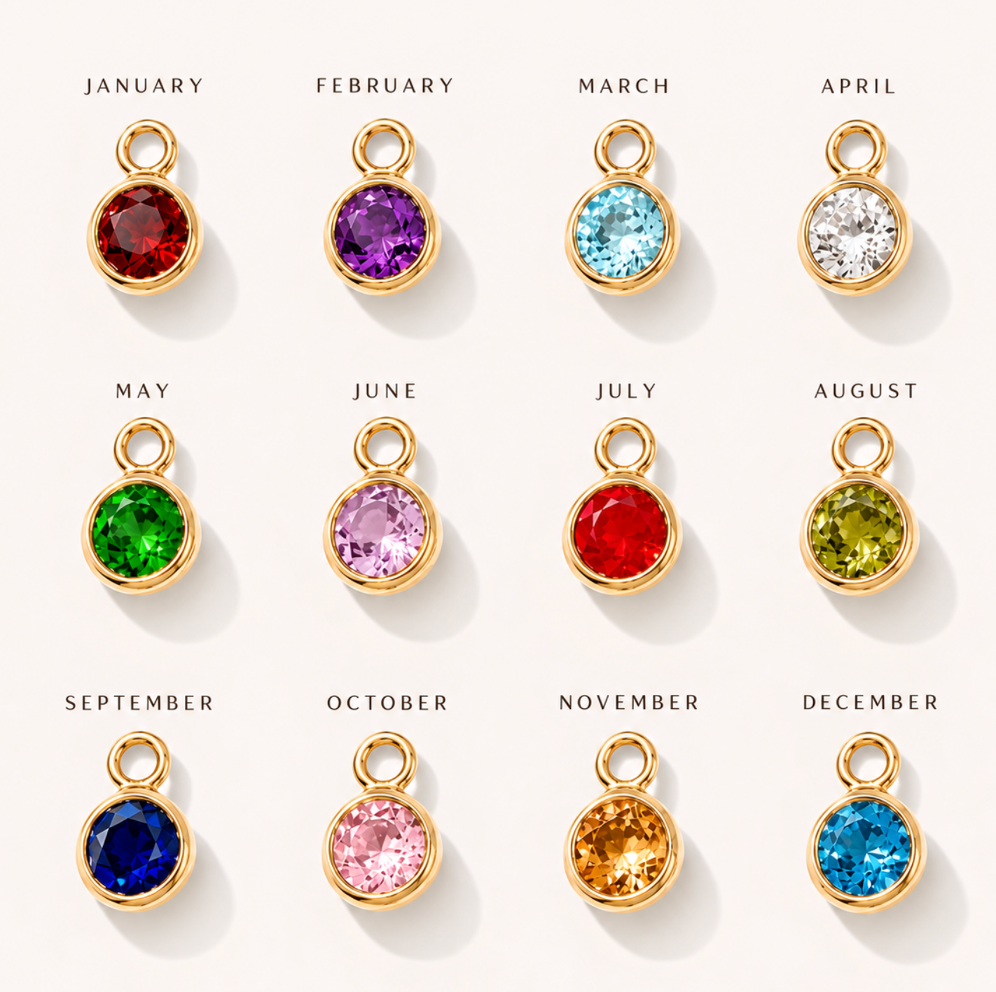Birthstone Beaded Ring