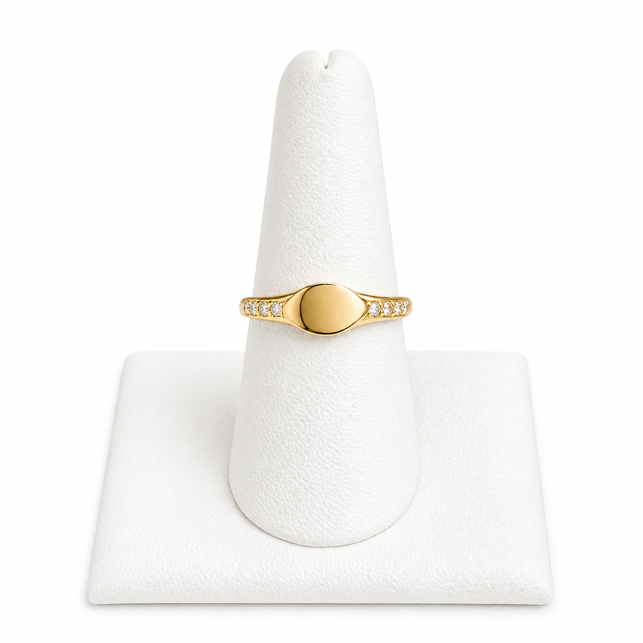 Stone Signet Engrave Ring