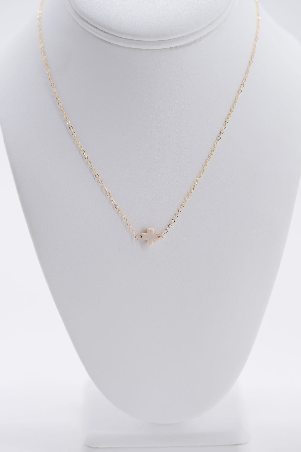 Bubble Cross Necklace