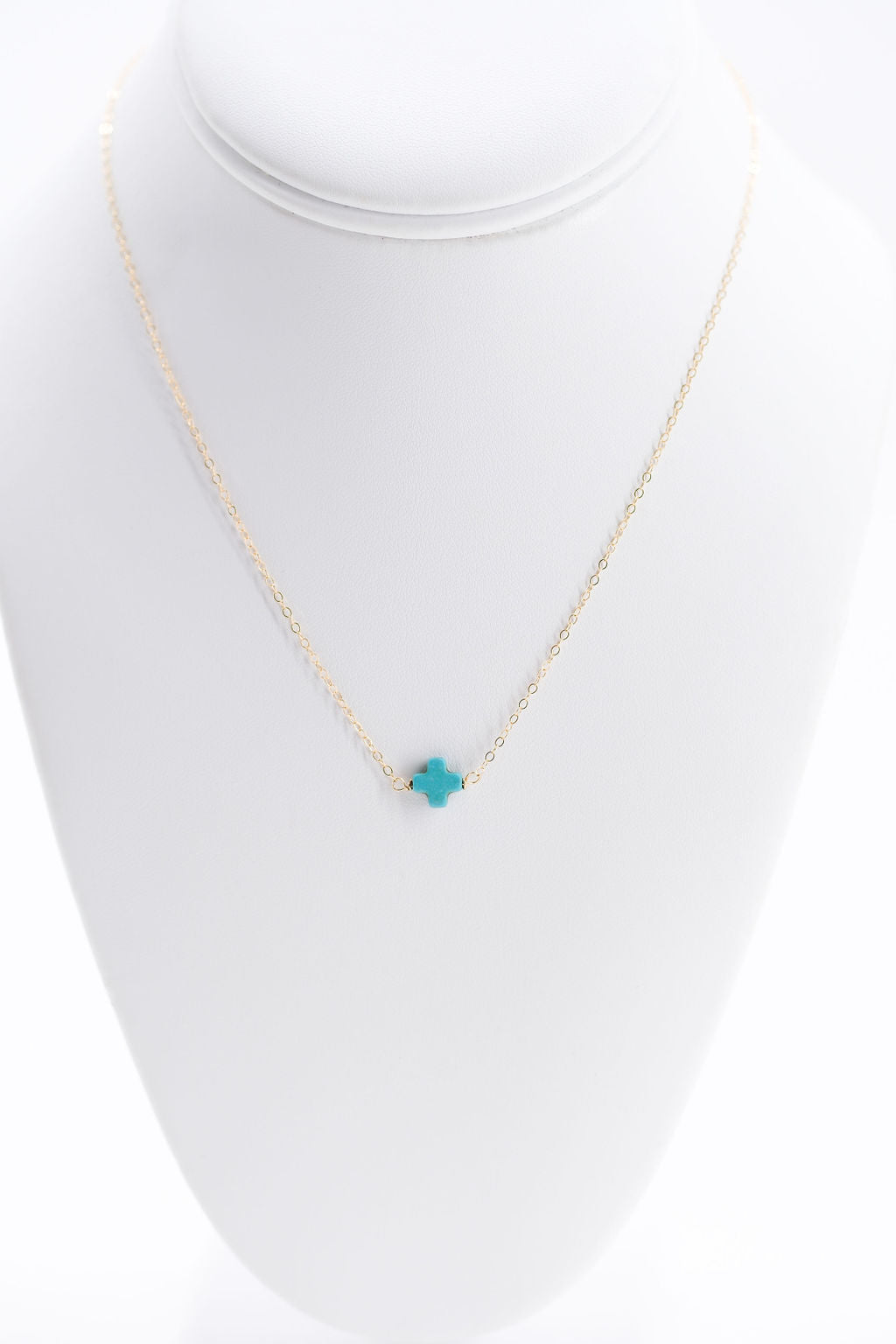 Bubble Cross Necklace