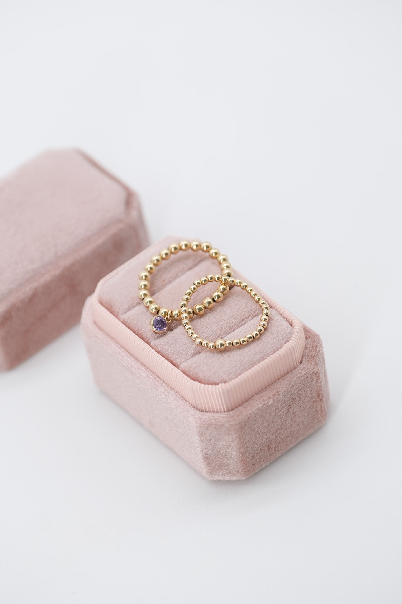 Birthstone Beaded Ring