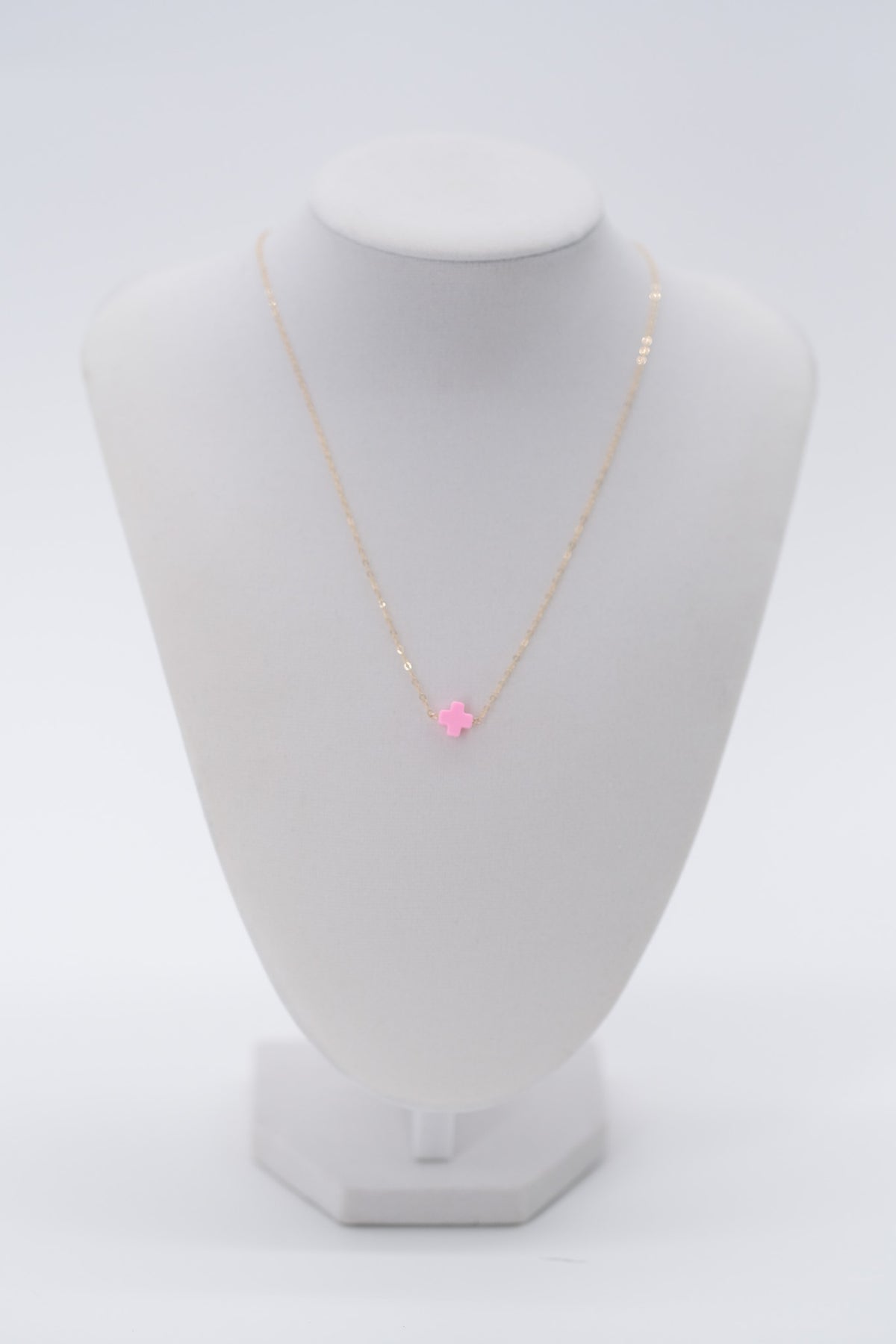 Bubble Cross Necklace