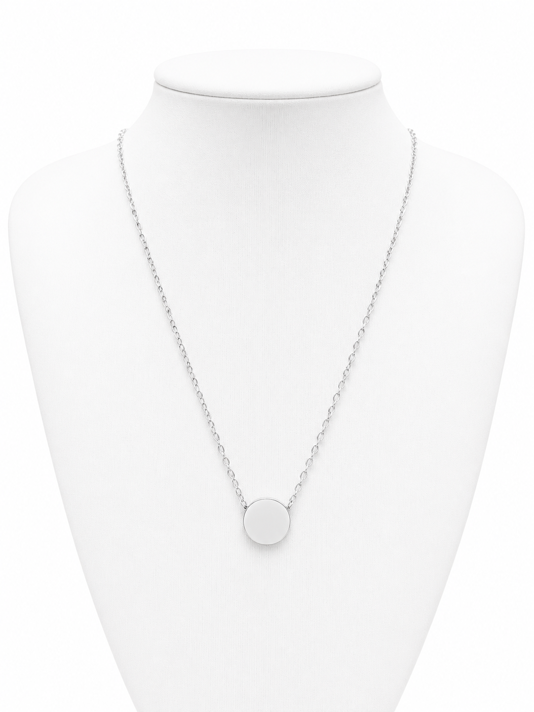 Mini Disk Engrave Necklace