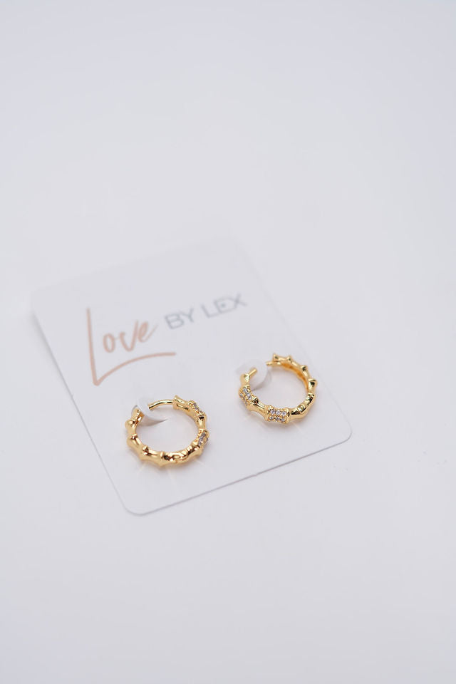 Bambo Hoop Earring