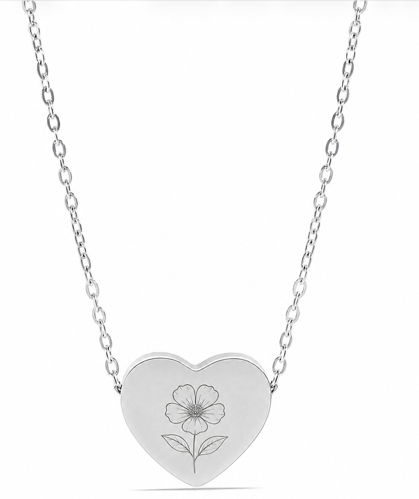 Mini Heart Engrave Necklace