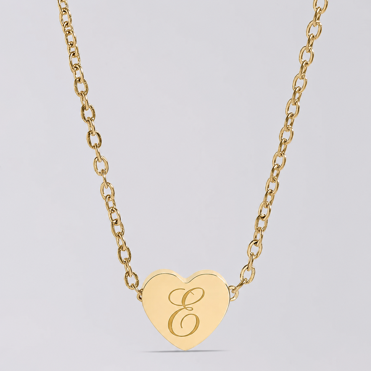 Mini Heart Engrave Necklace