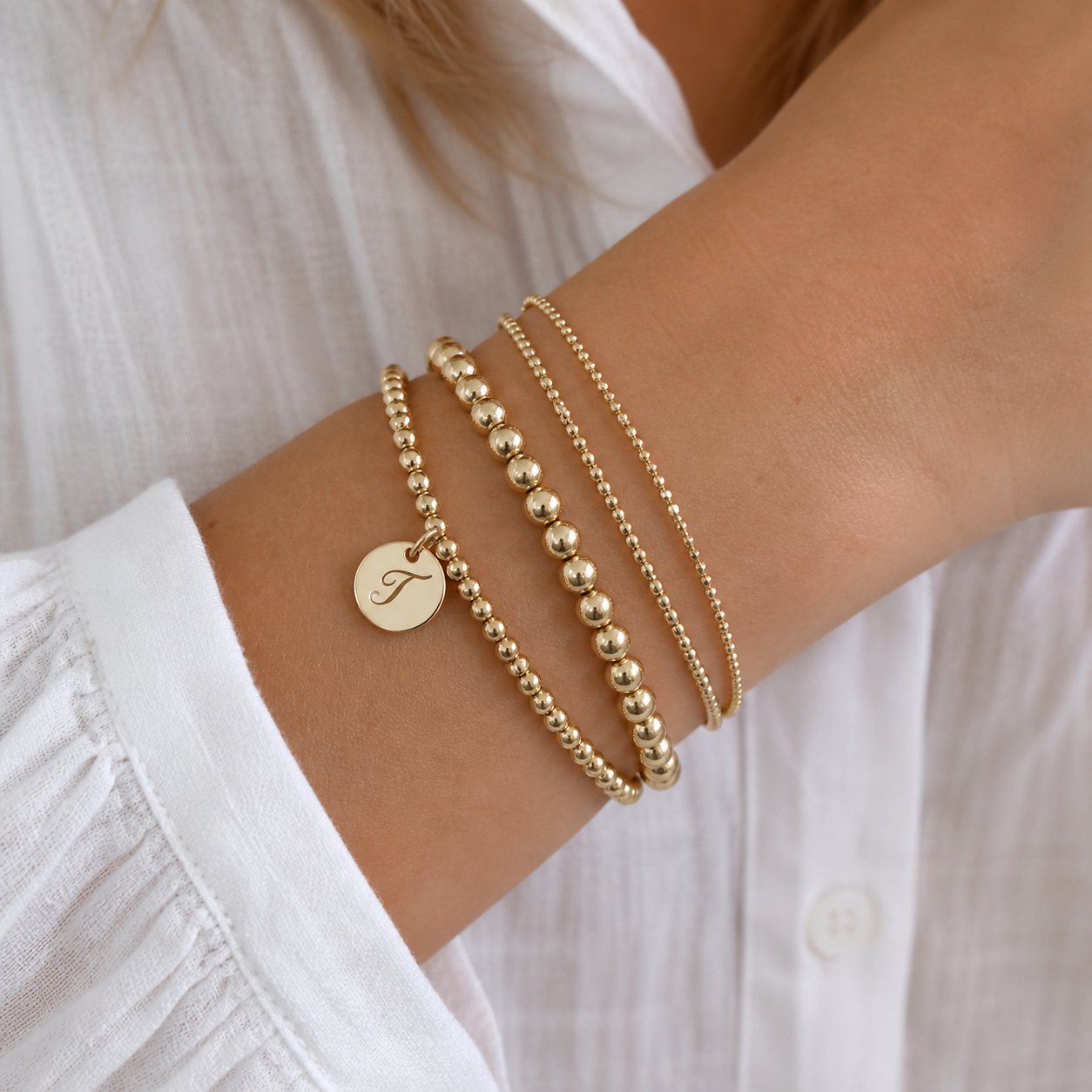 Steph Disk Engrave Bracelet