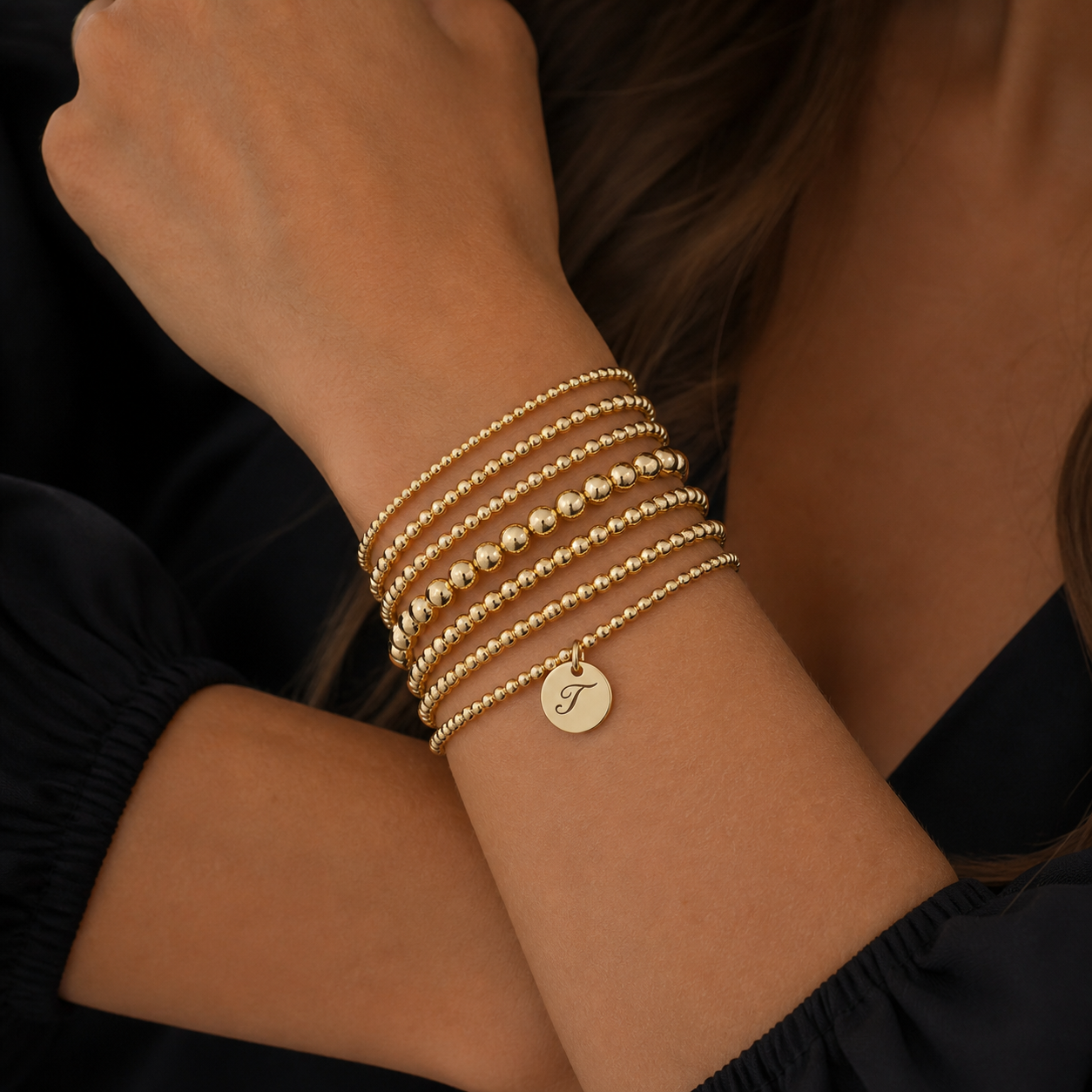 Steph Disk Engrave Bracelet
