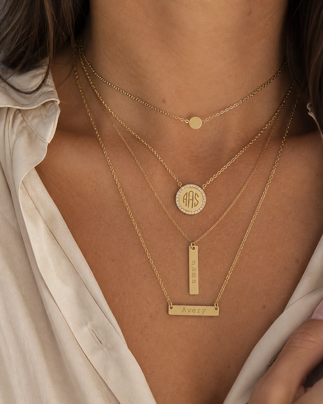 Vert Bar Engrave Necklace